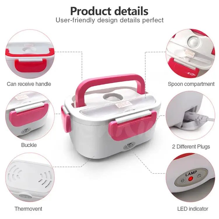 NEW Electric Lunch Box Portable Electric Heating Food Container