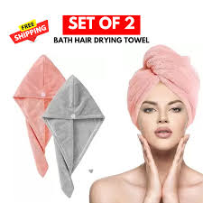 Microfiber Quick Dry Bath Hair Drying Towel