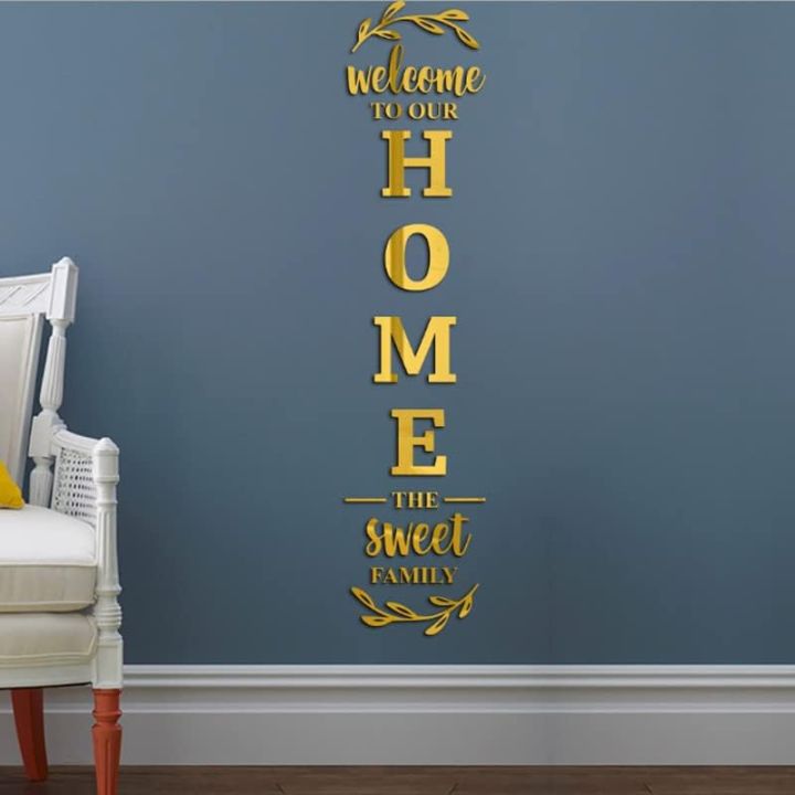 Traders Brand 3d Wooden Wall Stickers English Letters