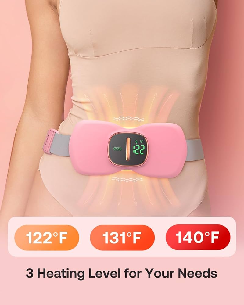 PERIOD CRAMP RELIEF BELT -Portable Menstrual Heating Pad
