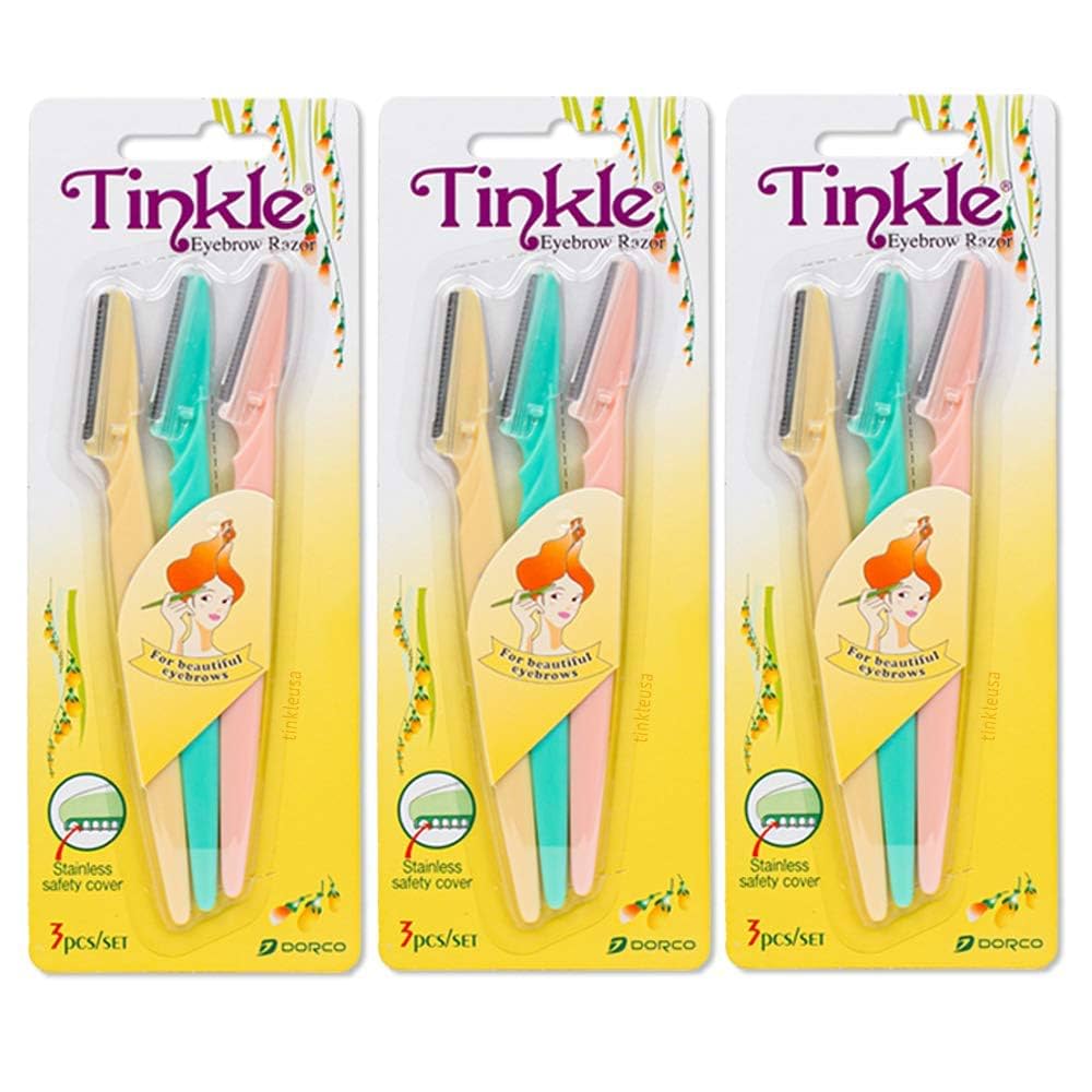 Original Tinkle Pack of 3 Tinkle Eyebrow Razor