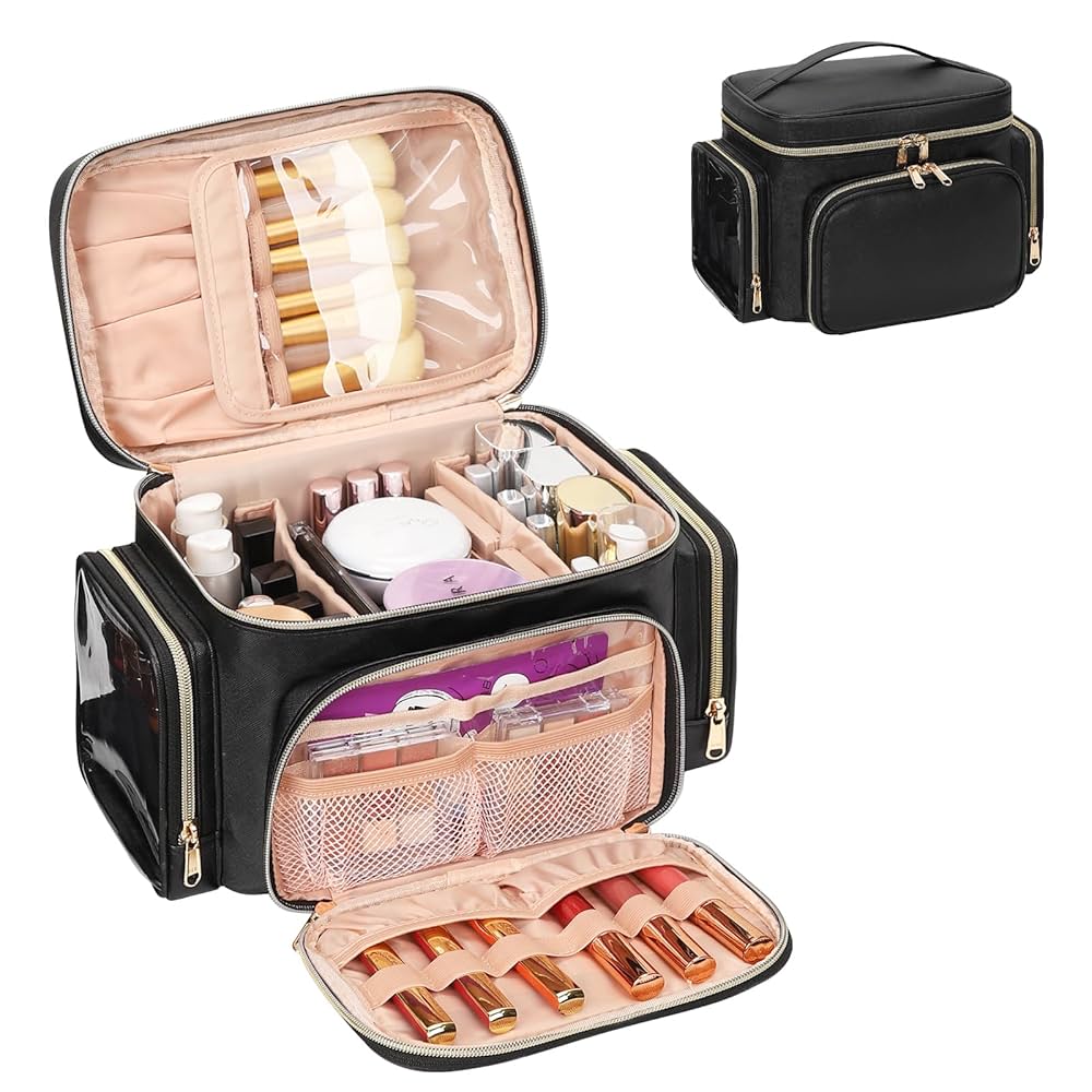 Large Capacity Portable Travel Cosmetic Bag