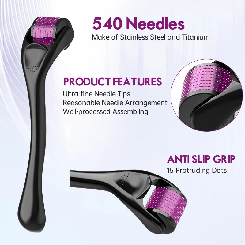 Derma Roller 0.5 Mm Hair & Skin System