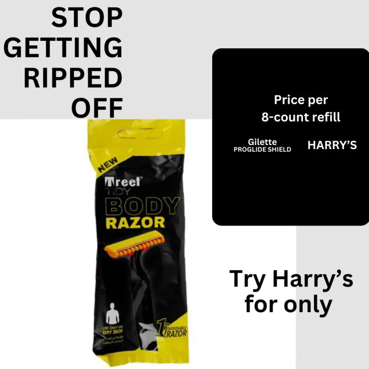 Treet Tidy Black Shave Razor