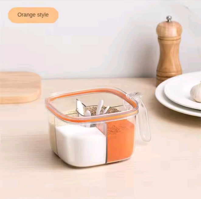 4 In 1 Partition Kitchen Seasoning Box Masala