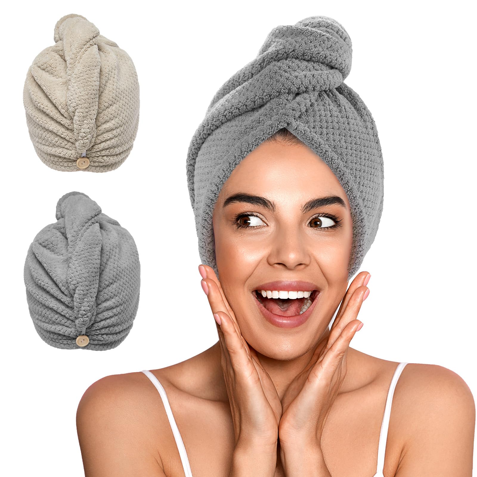Microfiber Quick Dry Bath Hair Drying Towel
