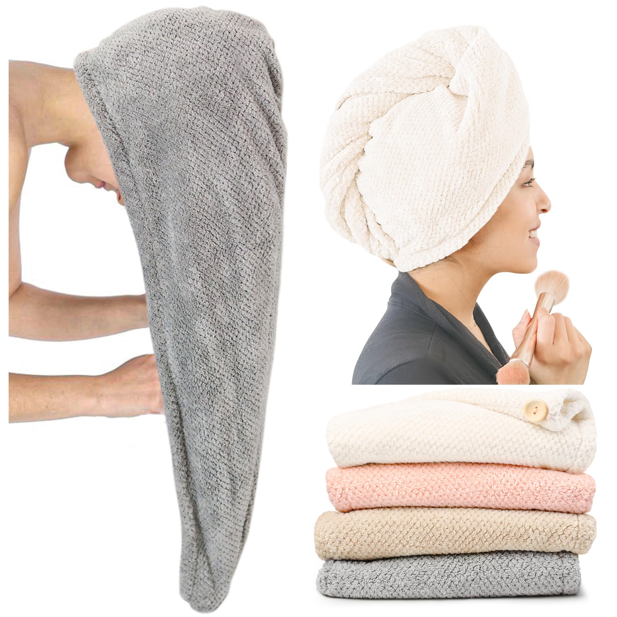 Microfiber Quick Dry Bath Hair Drying Towel