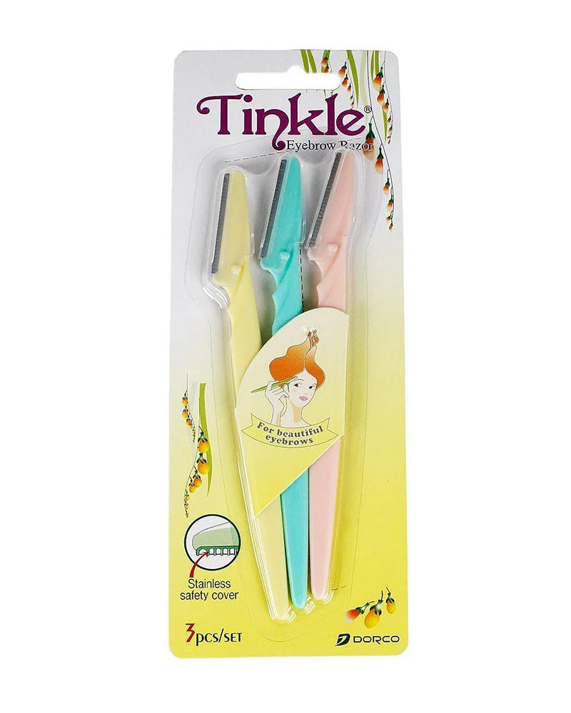 Original Tinkle Pack of 3 Tinkle Eyebrow Razor