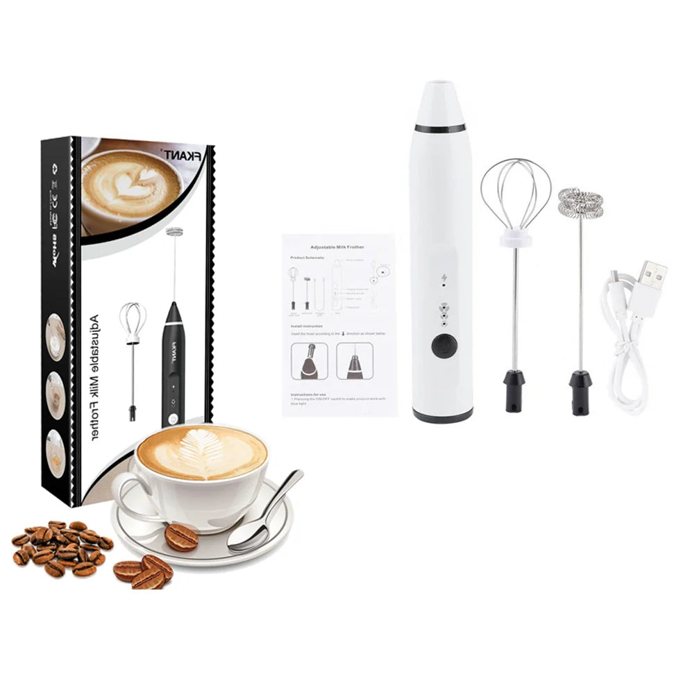 Electric Coffee Mixer Rechargeable Milk Shaker Maker