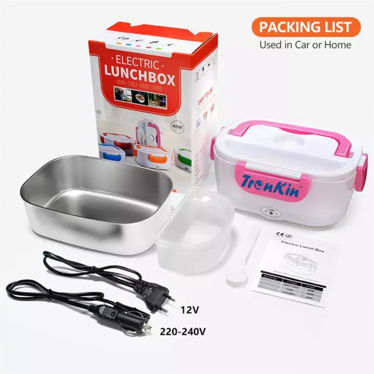 NEW Electric Lunch Box Portable Electric Heating Food Container