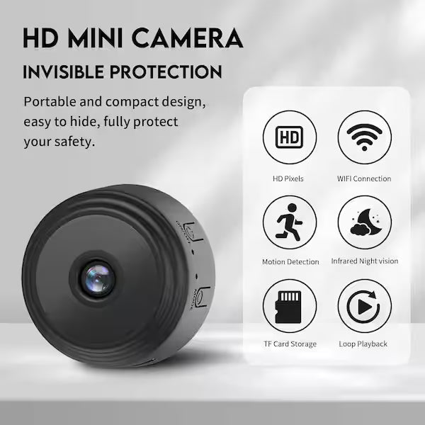 WiFi Mini Camera HD 1080p 2 Mega pixel Camera