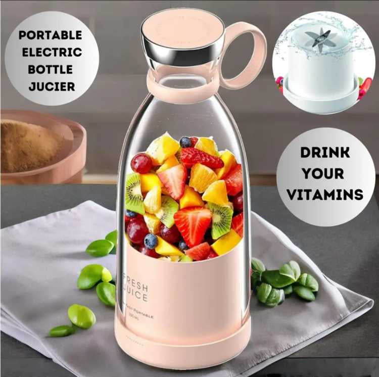 USB Rechargeable Juicer Blender 6 Blades Electric Blender