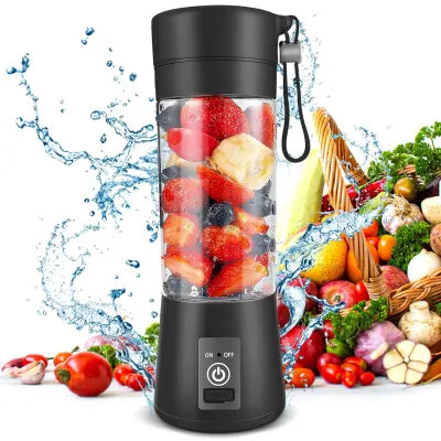 Wireless Charging 4 Blades Electric Juicer Mini Portable
