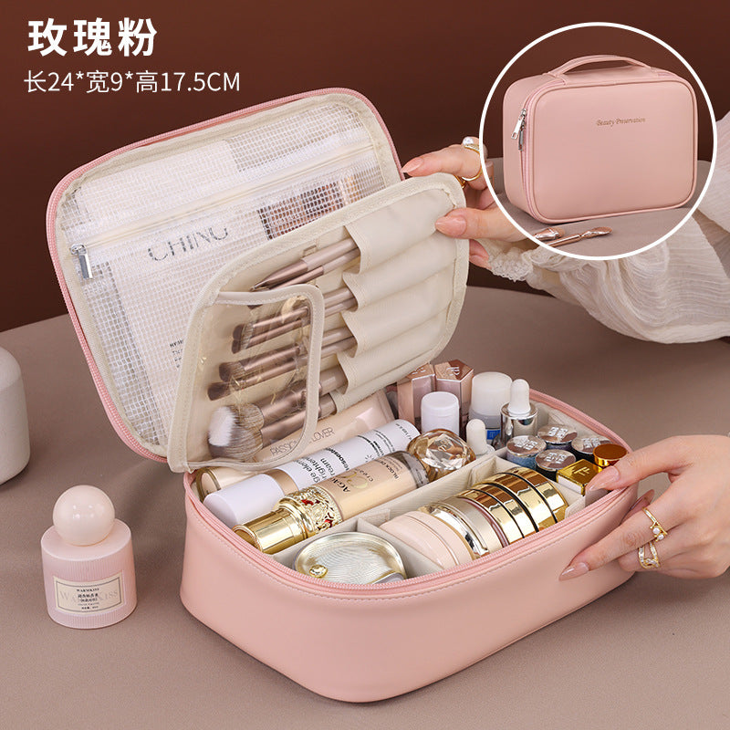 Large Capacity Portable Travel Cosmetic Bag
