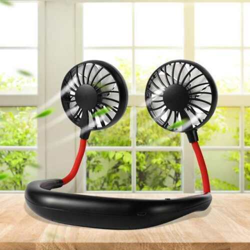 Portable USB Rechargeable Neck Fan